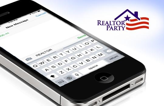 text realtor to 30644